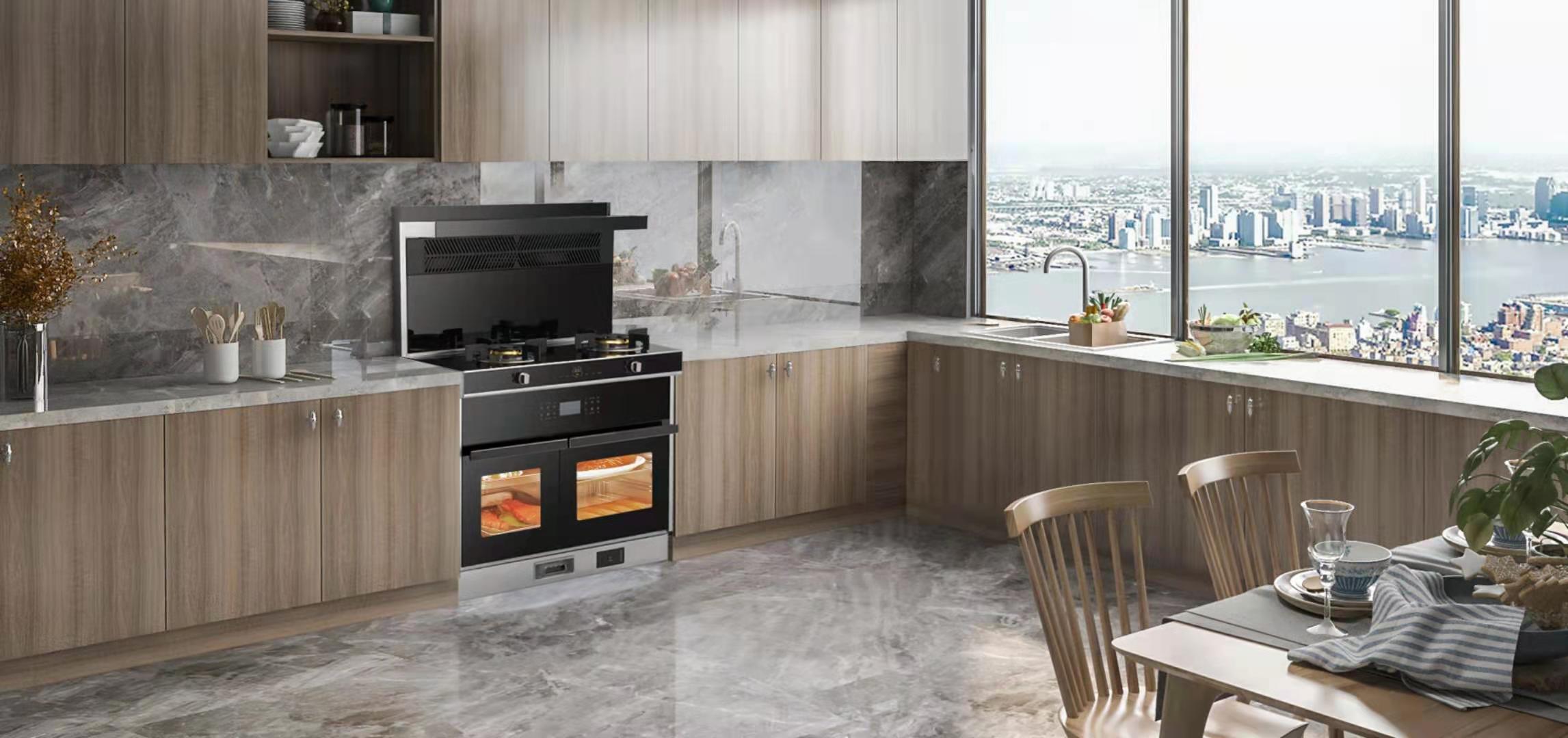 高层厨房用集成灶还是侧吸油烟机,油烟机侧吸和集成灶侧吸