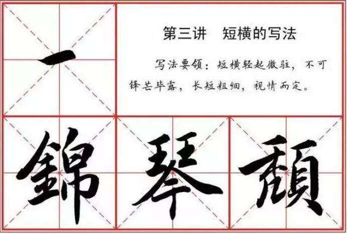 行书22个笔画怎么写,行书22个基本笔法