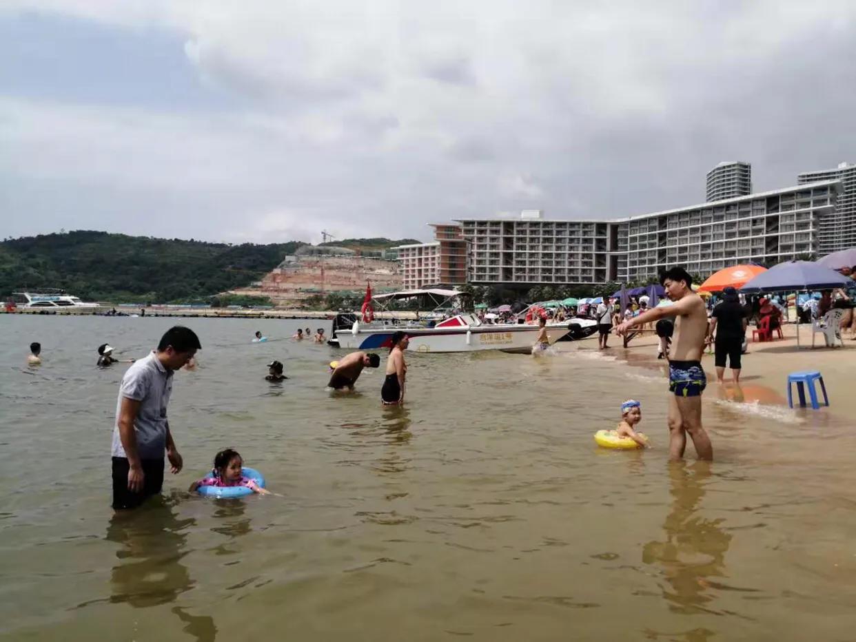 华润小径湾海滩,华润小径湾海边退潮时间