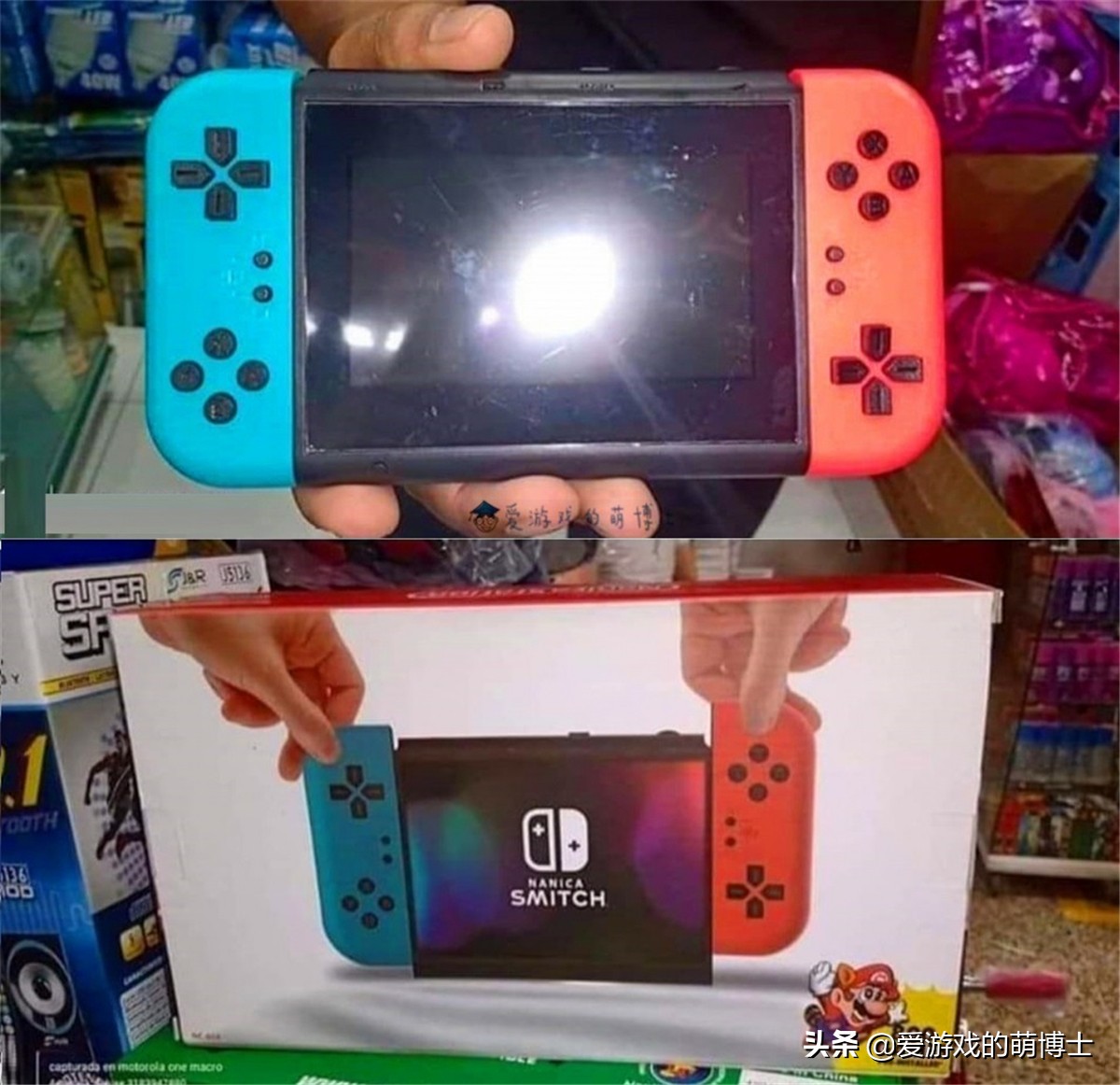 Switch目前太贵了，海外DIY达人自己网购电子零件组装了一台