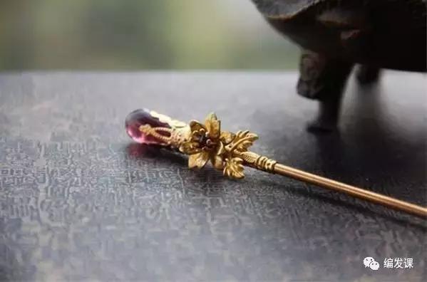 古代编发教程插簪子和发夹,古代编发怎么编