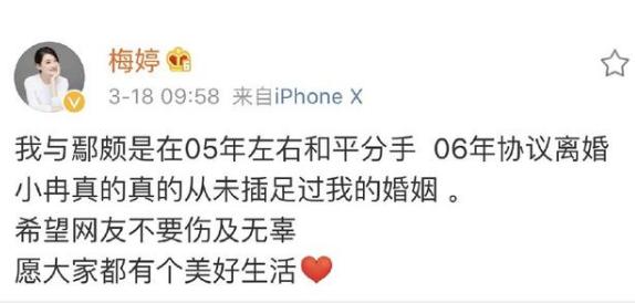 梅婷和李小冉近况,李小冉插足梅婷婚姻