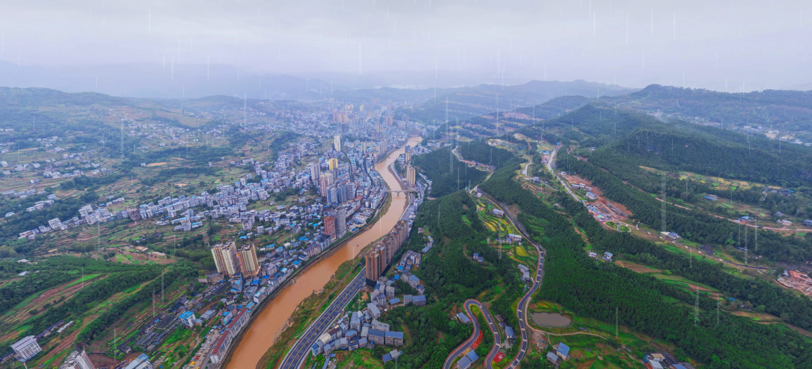 上帝视角看桂平各镇,上帝视角看巴中抖音