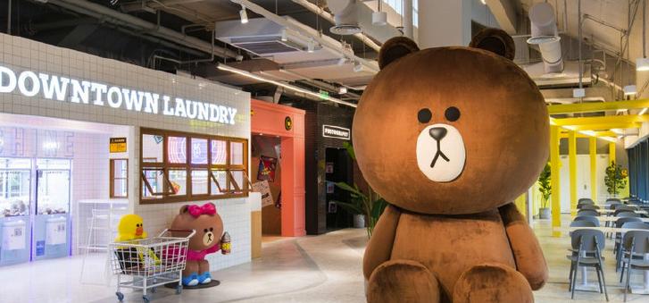 line friends在中国开的第一家店 (line friends中国有几家)