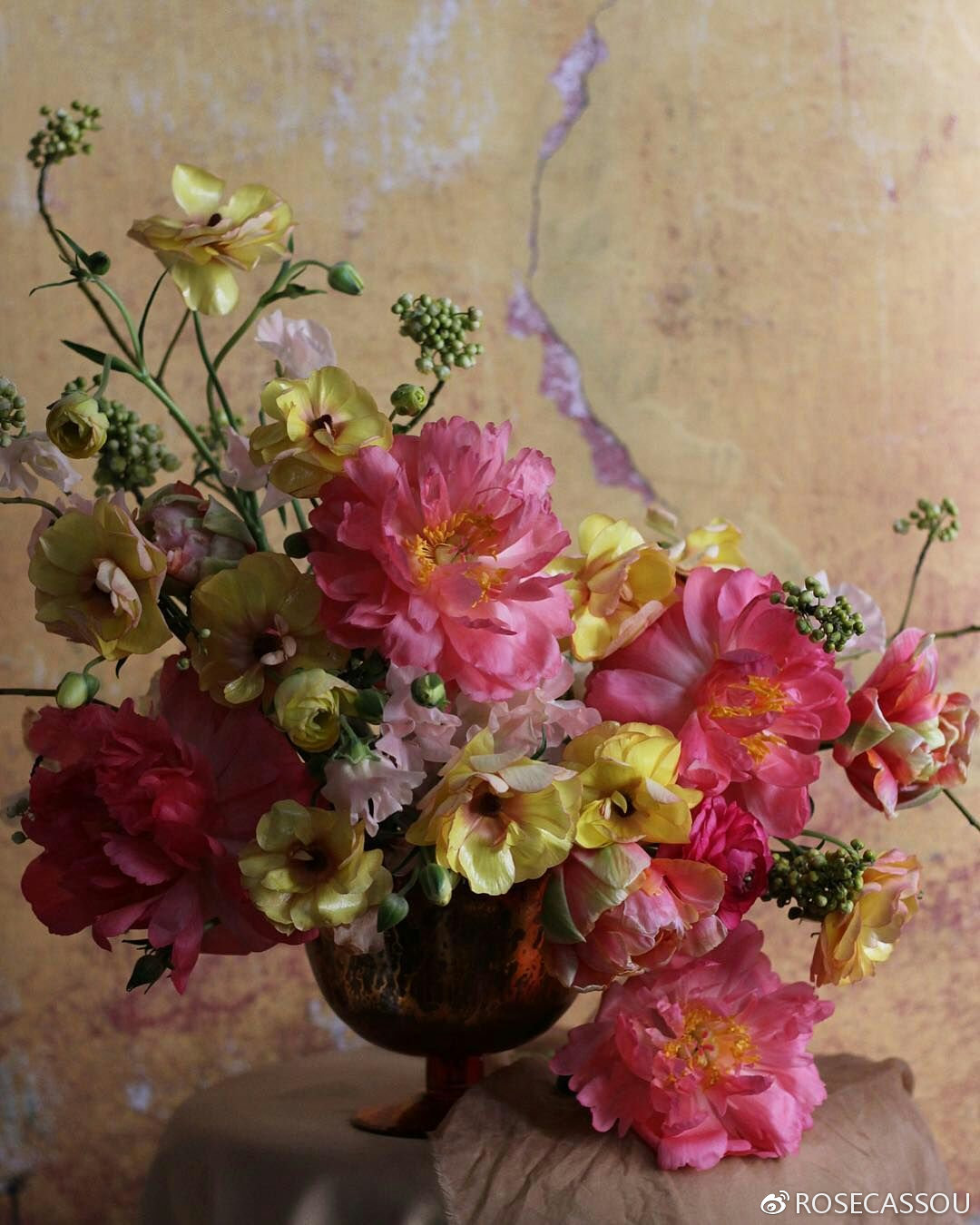 rosecassou花艺,rosecassou银莲花