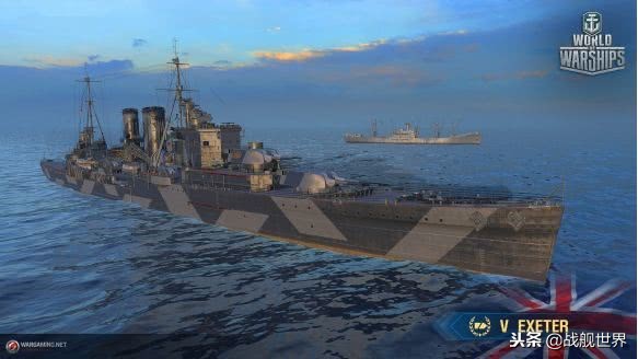 皇家海军再添涂油新霸，千万不要小看这艘重巡，她可是有烟雾的！