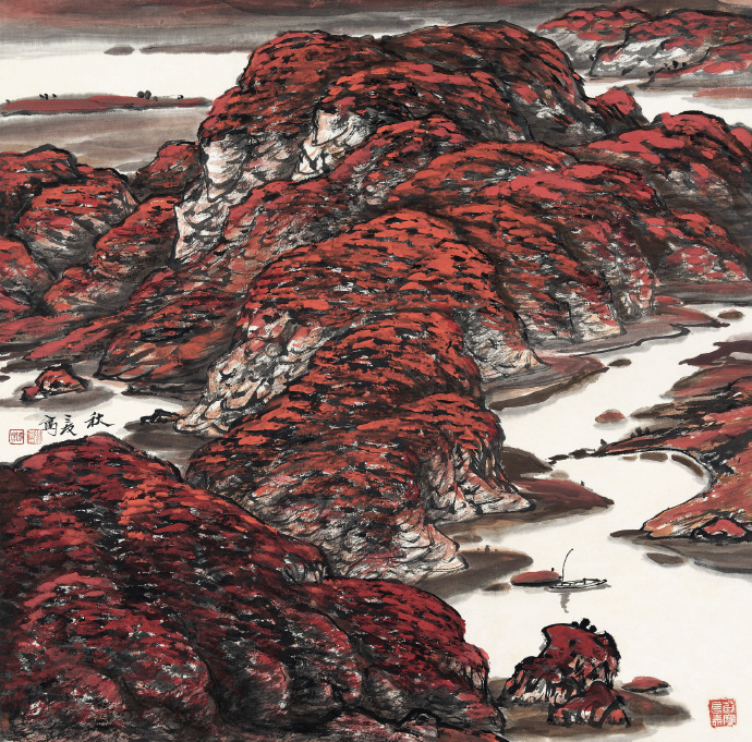 青年艺术家张荣国山水画作品欣赏,张三友的画价格
