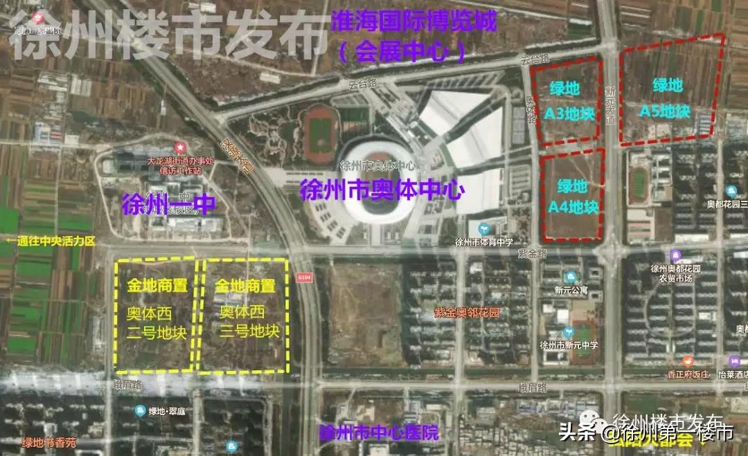 徐州核心区20块重磅地块,徐州最新地标消息
