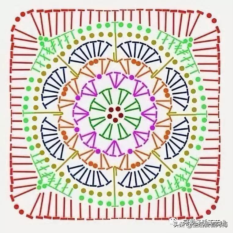 独一无二的抱枕套钩织教程,枕头套毛线钩织教程视频