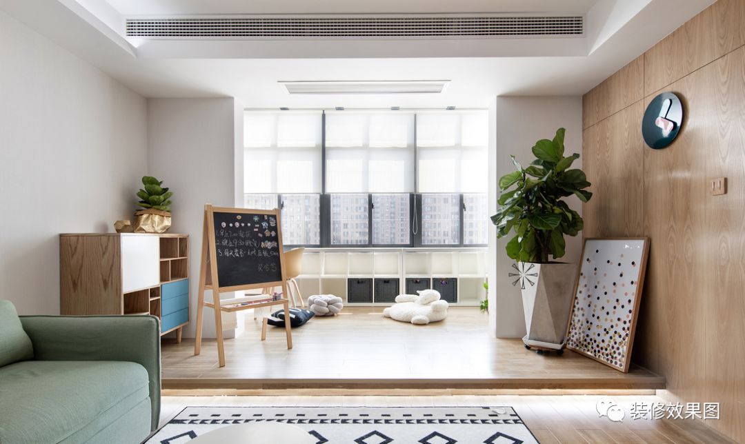 北欧130平米小户型图,经典2室一厅户型北欧风