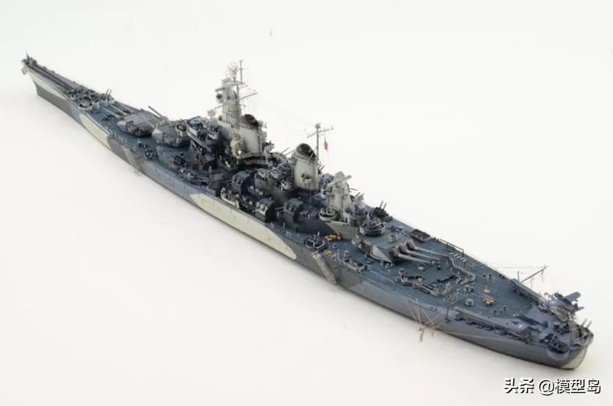 1:2000密苏里号战列舰模型,1:700密苏里号战列舰模型测评