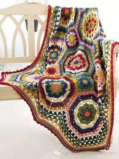 各种毛线毯的编织教程,手工毛线毯编织