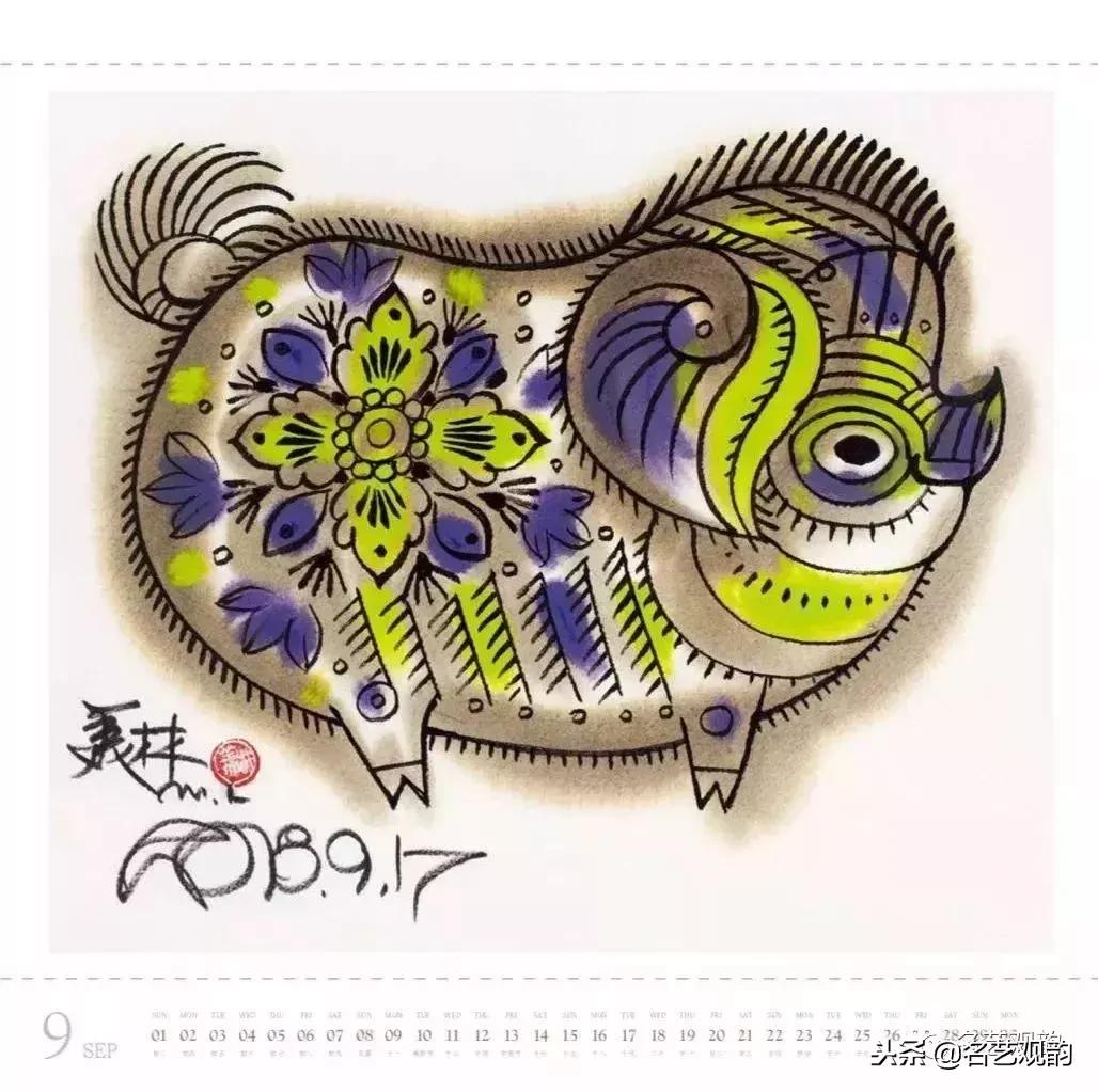 赏十大名家画笔下的猪,”猪“福填满2019!