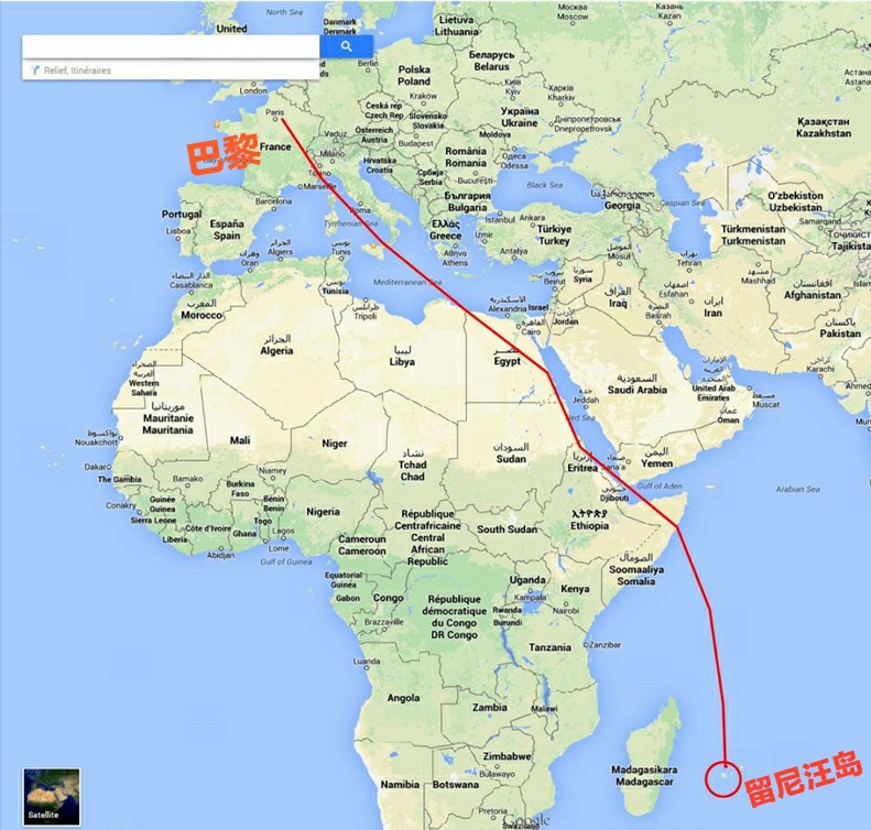 留尼汪在法国的地位,留尼汪离法国多远