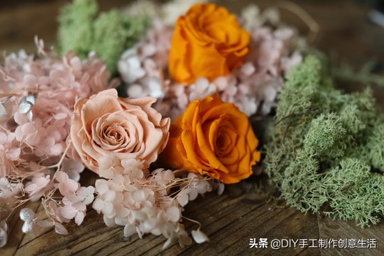 diy手工永生花制作全过程,diy永生花怎么做的
