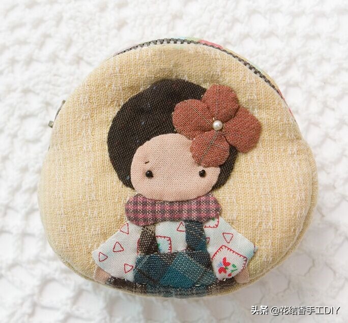 拼布小包简单又漂亮,拼布包包简单又好看