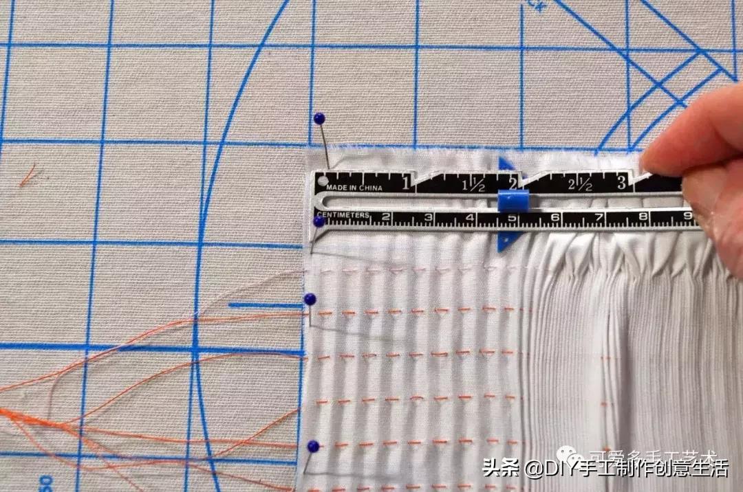 棒针织百褶裙边花样视频,编织收缩小包