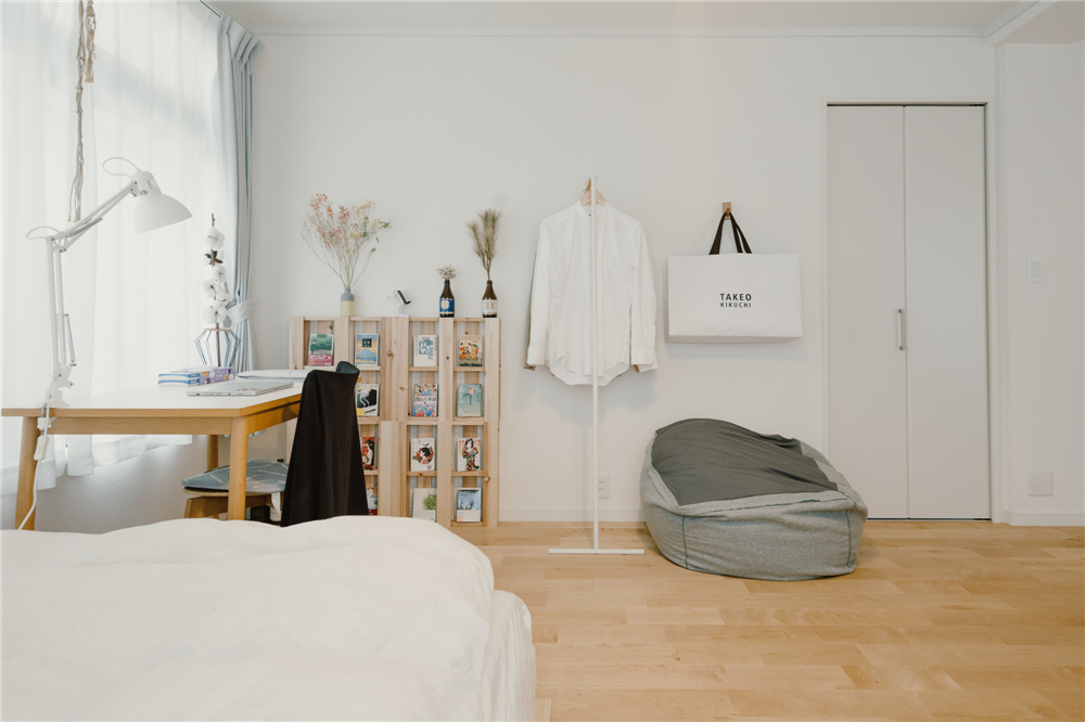 日本40平两室小户型旧房改造,日本小空间房间布置极简