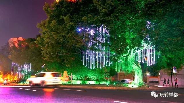 亮化工程让城市灯火通明,新兴县夜景图片