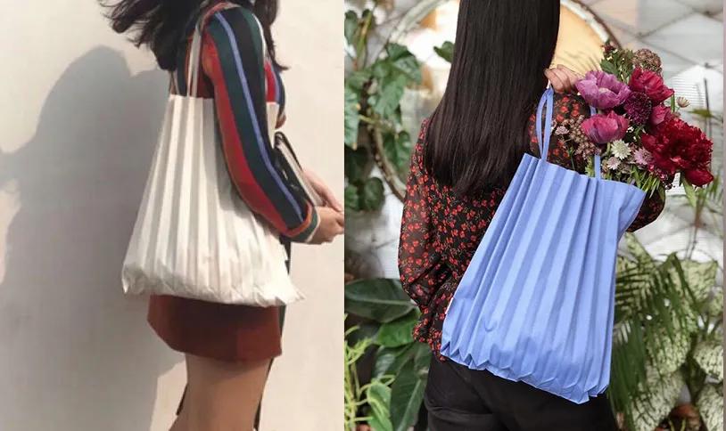 菱格褶皱链条包三宅一生,三宅小众菱格包