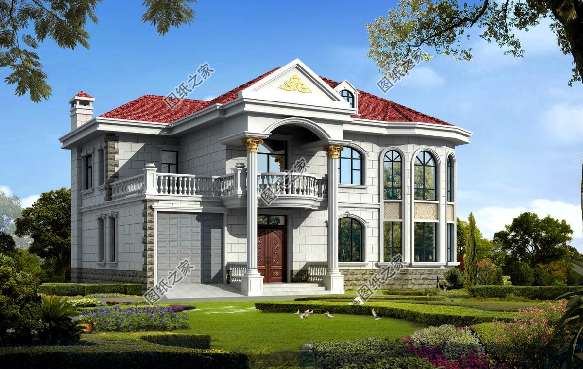 三款带烟囱的漂亮别墅,袅袅炊烟,重回儿时的记忆