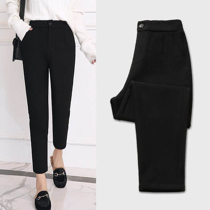 秋冬款有质感慵懒阔腿裤,秋冬慵懒款阔腿裤