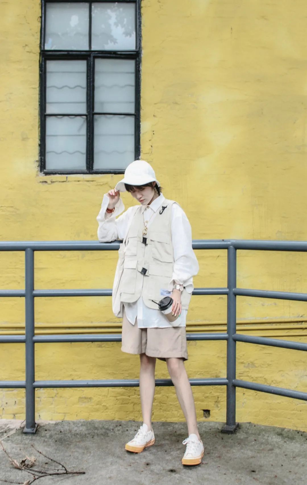 穿搭初恋裤子,初恋穿匡威