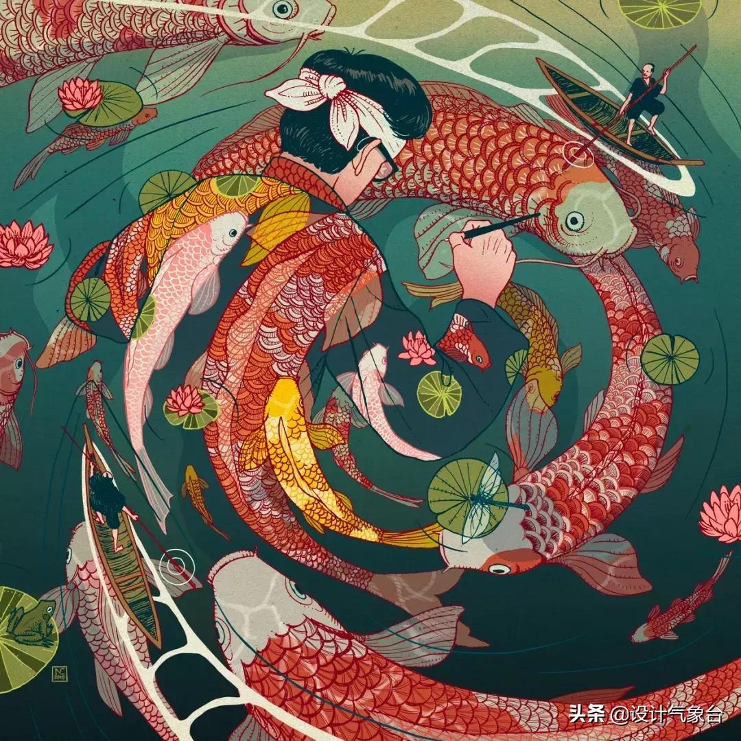 曹冲称象小学课本插图,曹冲称象绘画完整版