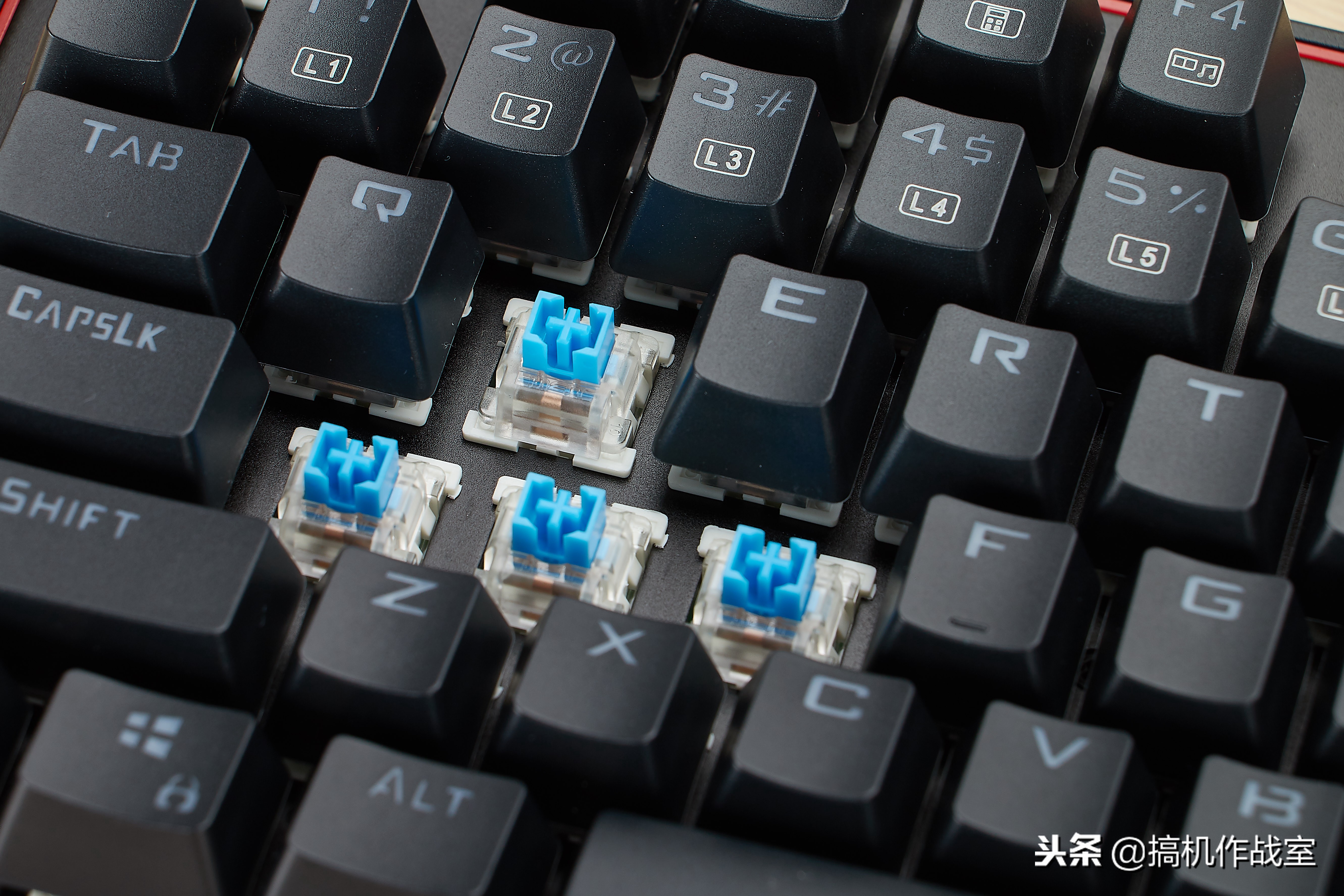 cherry红轴键盘,cherry黑壳青轴