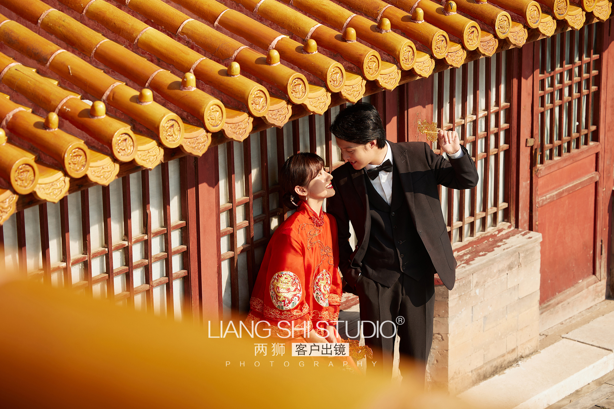 故宫中式婚纱照,故宫婚纱照拍摄大气磅礴