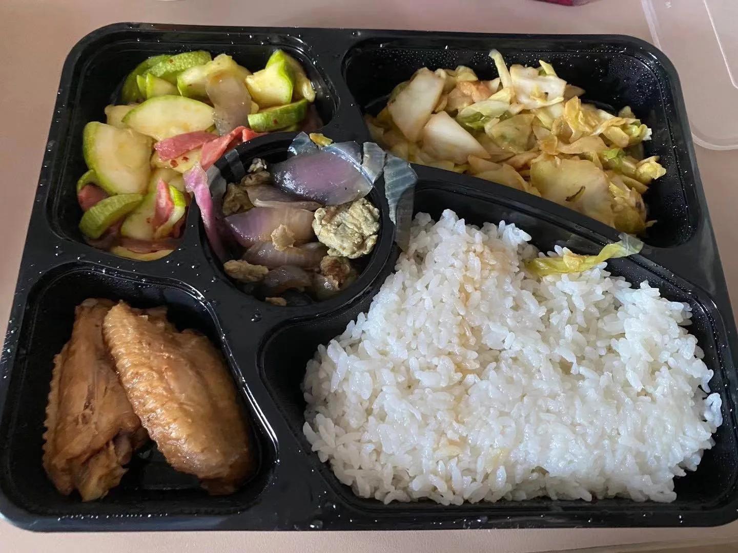 东天取经第六关隔离宾馆餐食