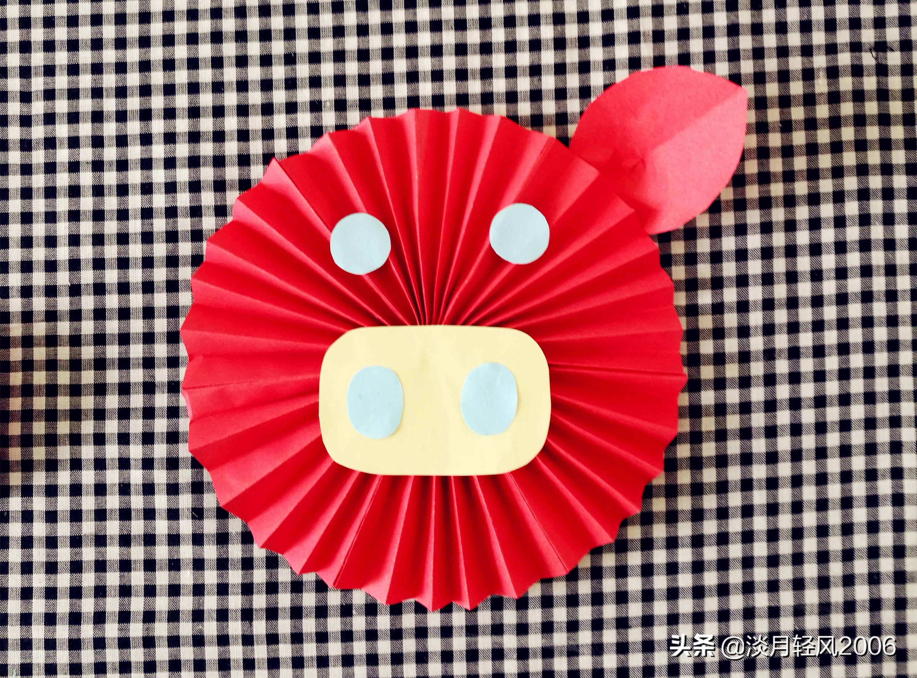 怎么用卡纸做一只可爱的小猪,最简单的手工可爱小猪制作