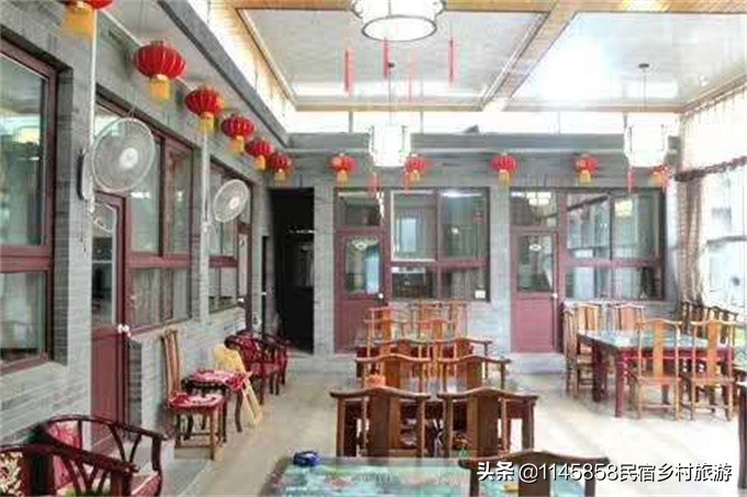 蓟县中式徽派风格民宿,蓟州郭家沟名仕雅居农家院