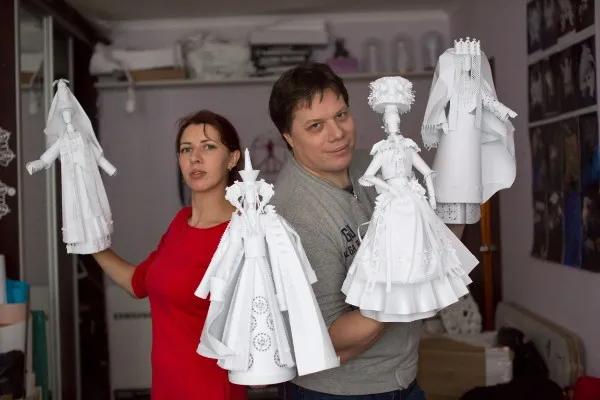 叹为观纸折纸作品,最近超火的纸手工