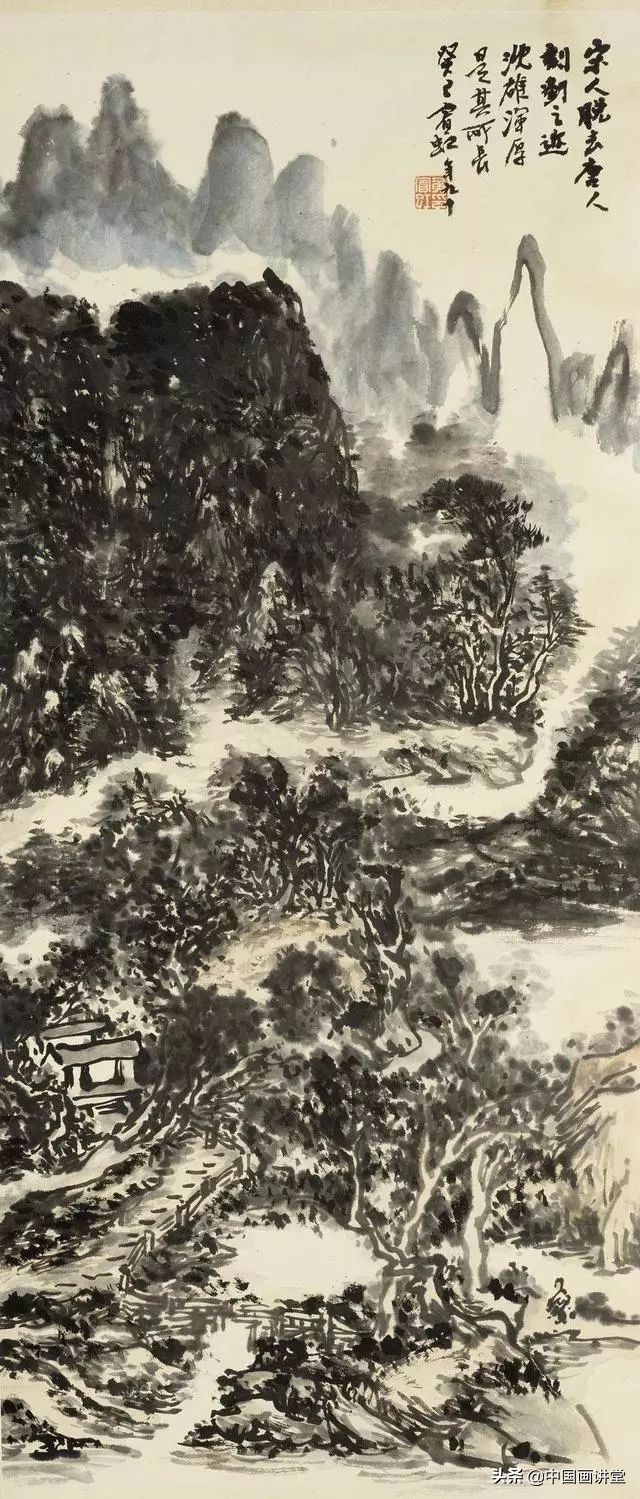 画好山水画就要注意它的意境,怎么画有意境的山水画