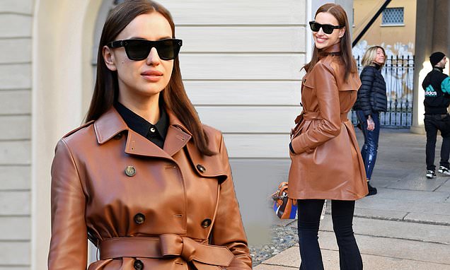 伊莲娜皮衣皮裤街拍,伊莲娜霍莱皮衣