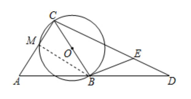 此题要证圆的切线并求长度,由相似三角形得出线段比例式是关键