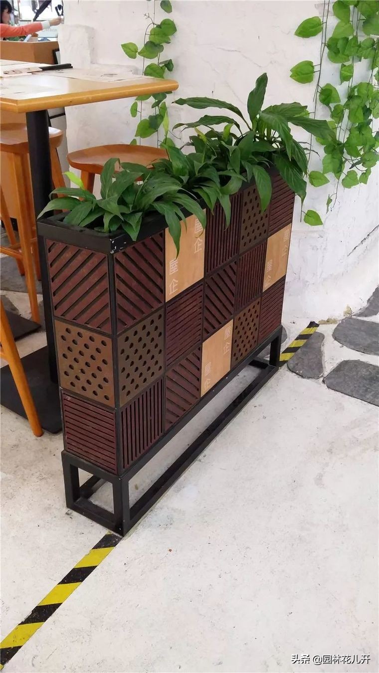 阳台花箱景观设计,景观花架花箱设计