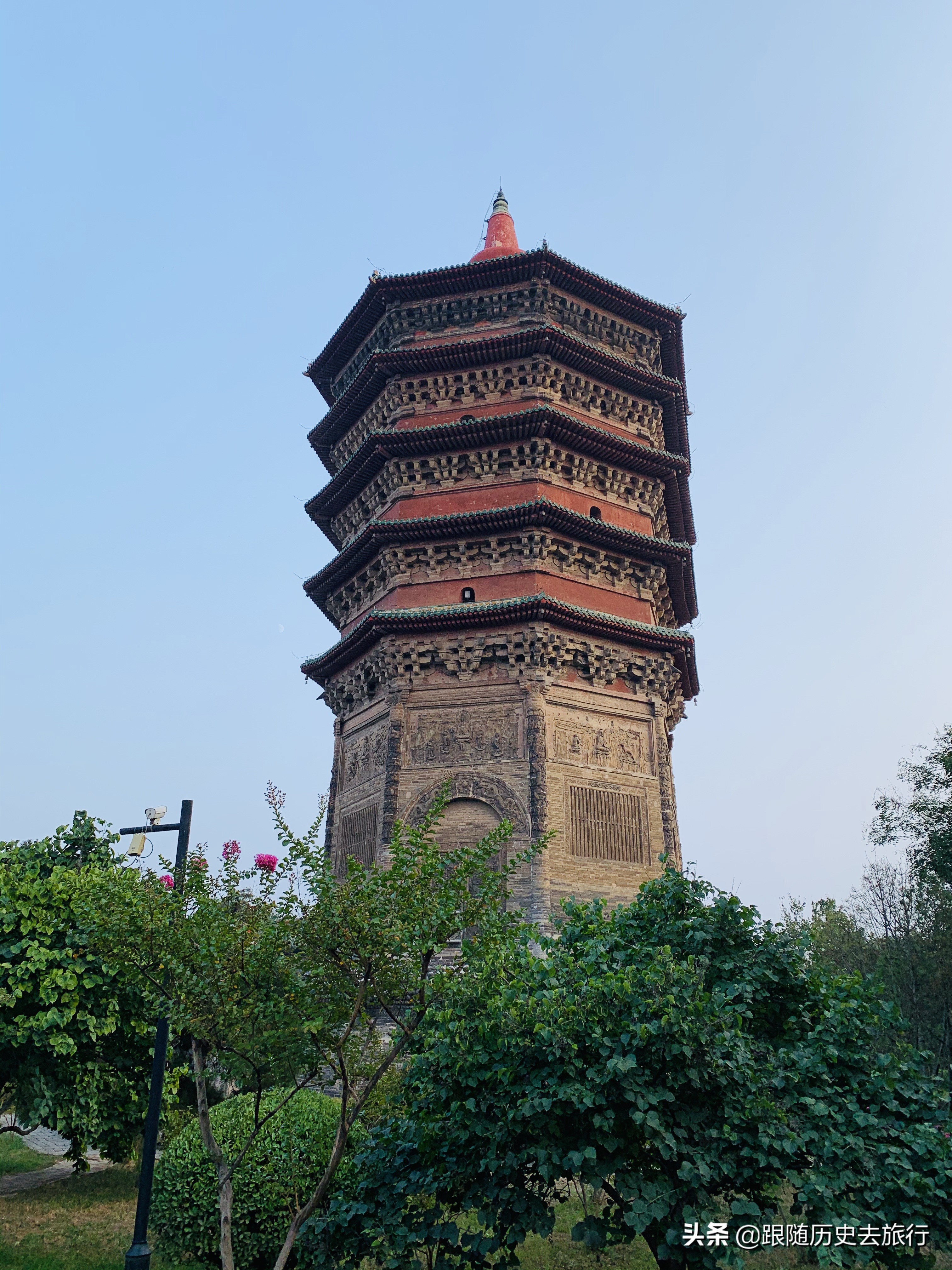 安阳标志性建筑物文峰塔,河南安阳宝塔