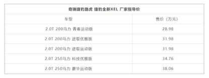 英伦捷豹xflxel,全新捷豹xel哪款性价比高