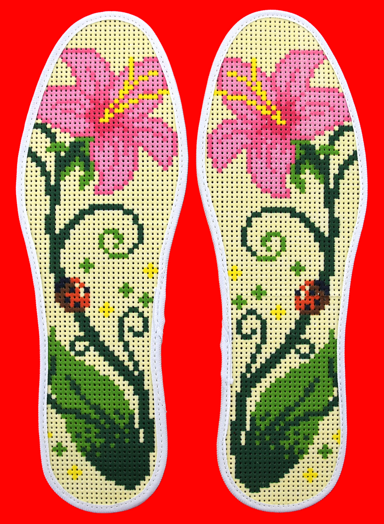 一双鞋垫图案的寓意,寓意吉祥的鞋垫图案