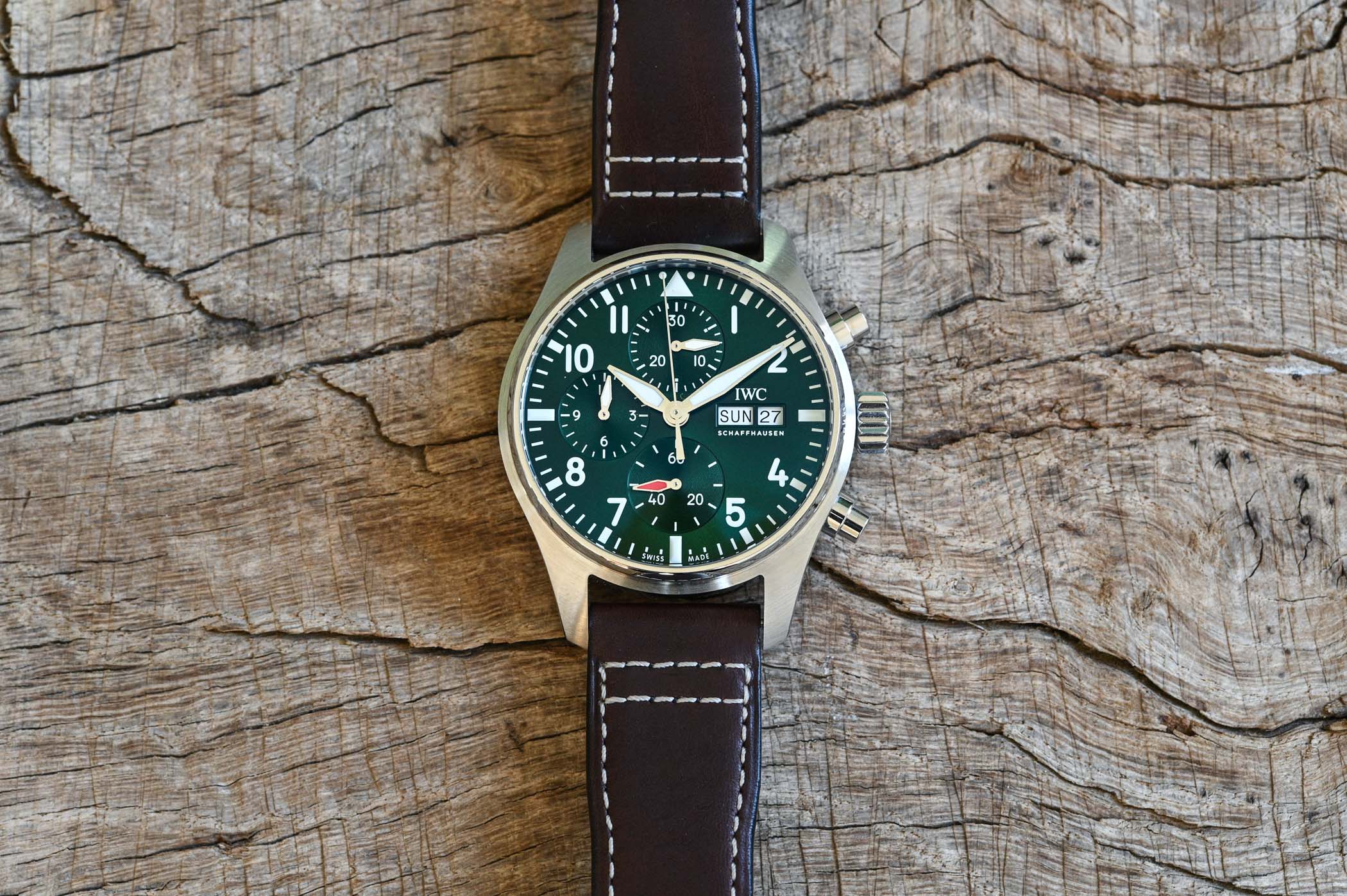 万国飞行员计时41测评,万国飞行员尺寸对照表