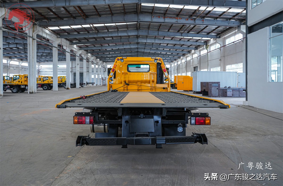 厂家直销蓝牌一拖二清障车,小型平板清障车价格