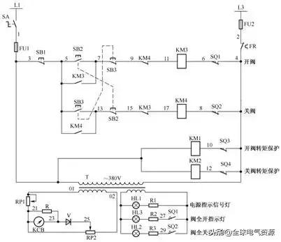 电动机综合保护器电路图及接线图,两台电动机顺序启动逆序停止电路图