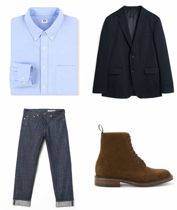 怎么穿牛仔裤裤带教程,牛仔裤搭靴子长筒靴