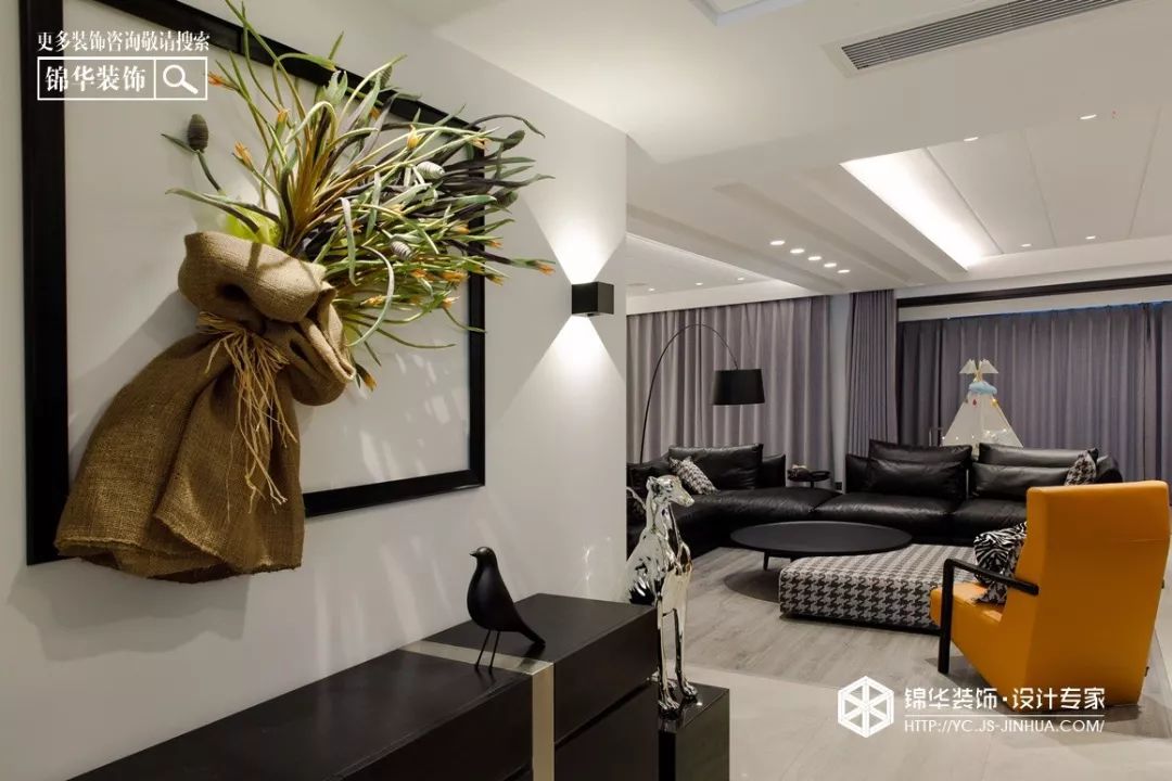 锦华装饰装修实景案例,锦华现代轻奢装修风格