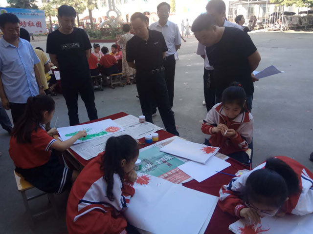 邓州市教育均衡发展验收,城区二小邓州市