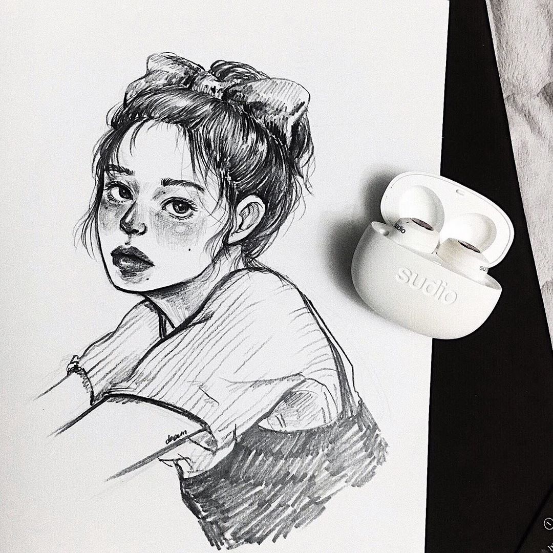 一支铅笔画素描风景,一支铅笔画出来的画