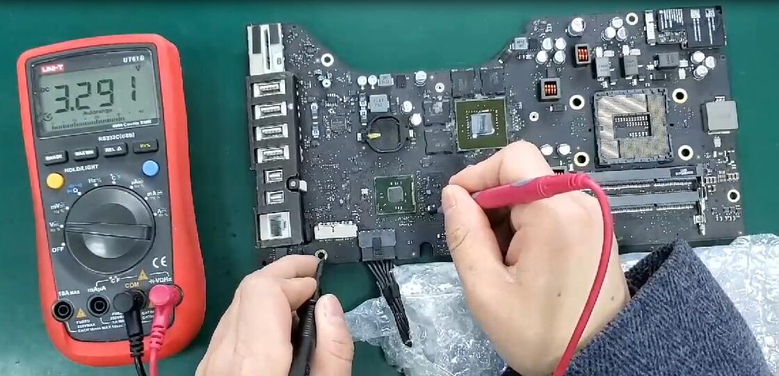 a1418苹果一体机主板维修,a1418一体机不开机