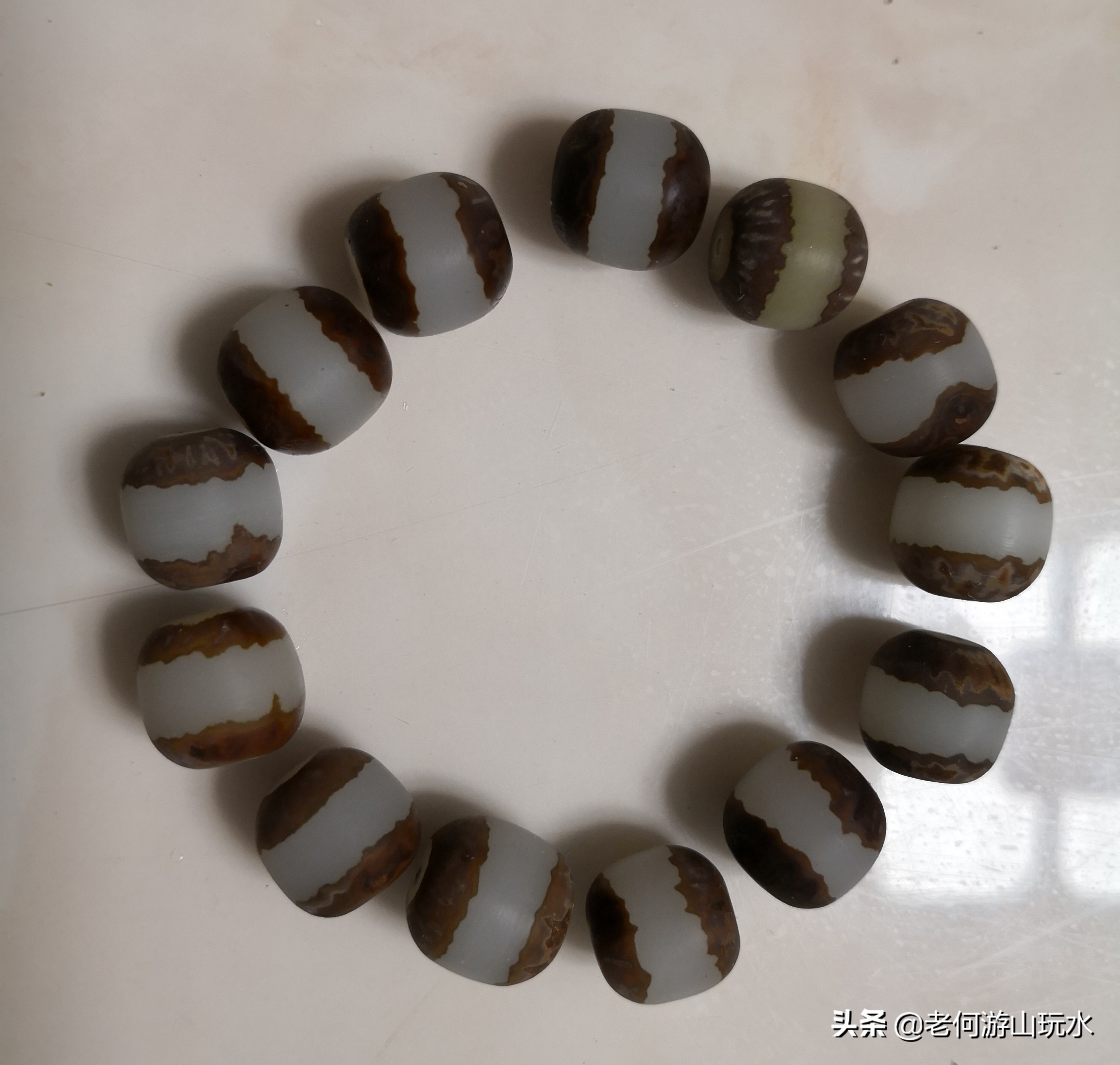 自己无工具串菩提手串,不用刷简单易上手的手串